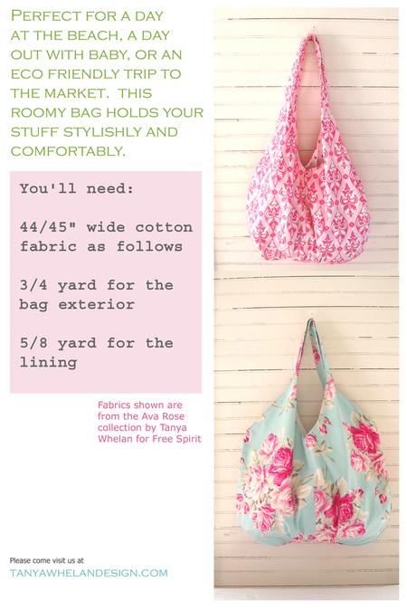 Metro Bag Downloadable PDF Sewing Pattern, Tanya Whelan Designs