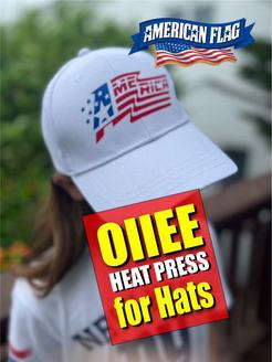OIIEE Heat Press for making American Flag patriotic hats