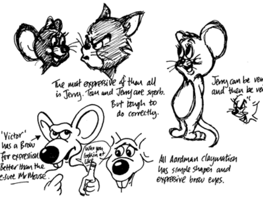 cartoon mouse character design