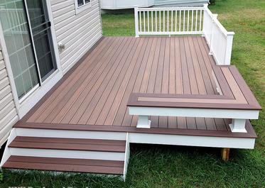 Brazilian hardwood deck material is known for its strength and durability.