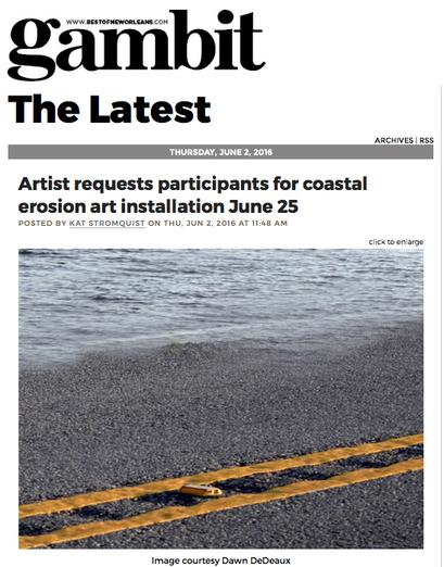 http://www.bestofneworleans.com/blogofneworleans/archives/2016/06/02/artist-requests-participants-for-coastal-erosion-art-installation-june-25