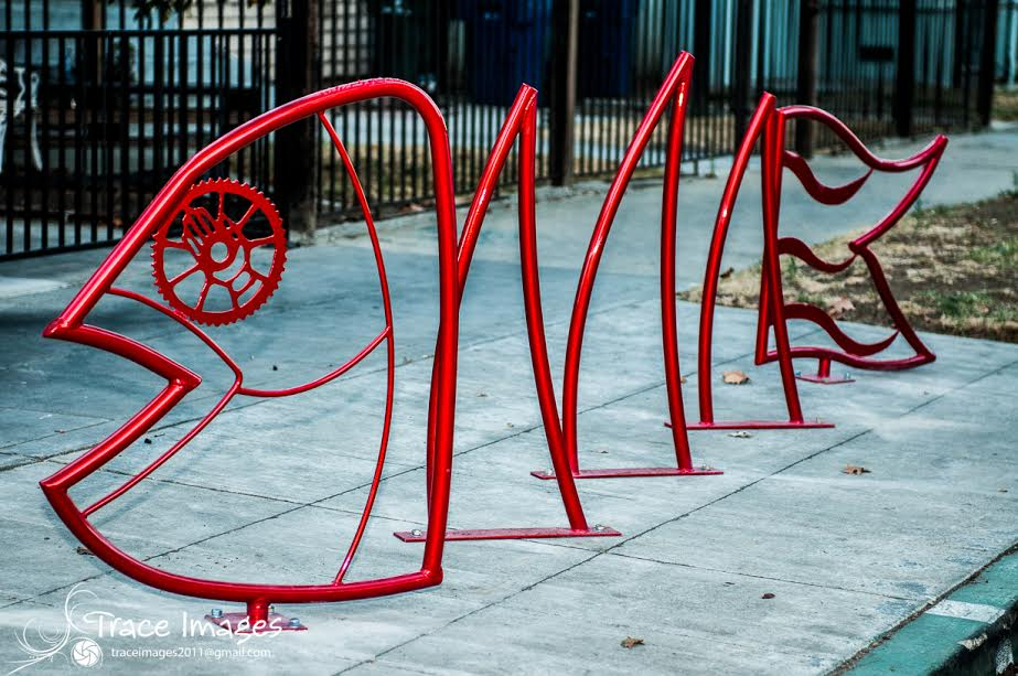 Unique store bike racks