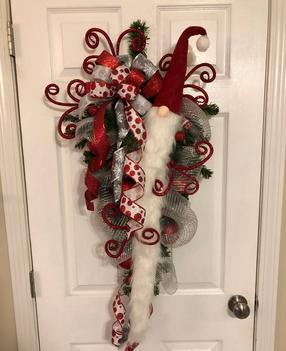 Gnome Christmas Wreath