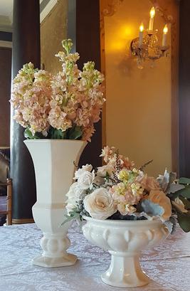 Gold and Crystal Candelabra for Wedding at Semple Mansion