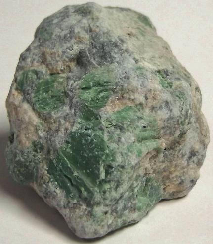 Chromian Diopside, Grossular Garnet, Calcite, Pyrite - Hunting Hill quarry (Rockville Crushed Stone Quarry; Travilah Quarry; Rockville Quarry; Bardon Stone Quarry; Aggregate Industries Quarry), Rockville, Montgomery County, Maryland, USA
