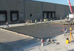 Commercial Concrete parking lot in Los Angeles