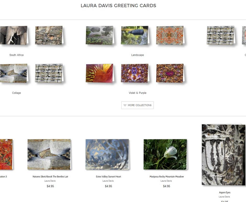 Greeting Cards from Fine Art Photo & Collage by Laura Davis