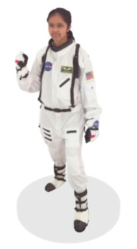 Toshi's NASA outfit