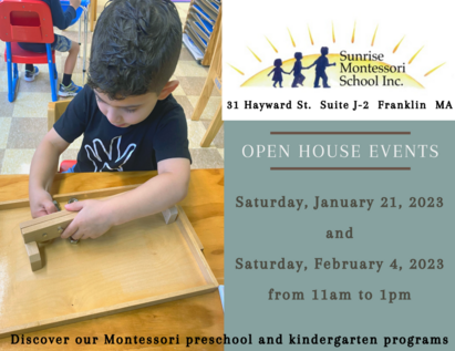 Sunrise Montessori School open house