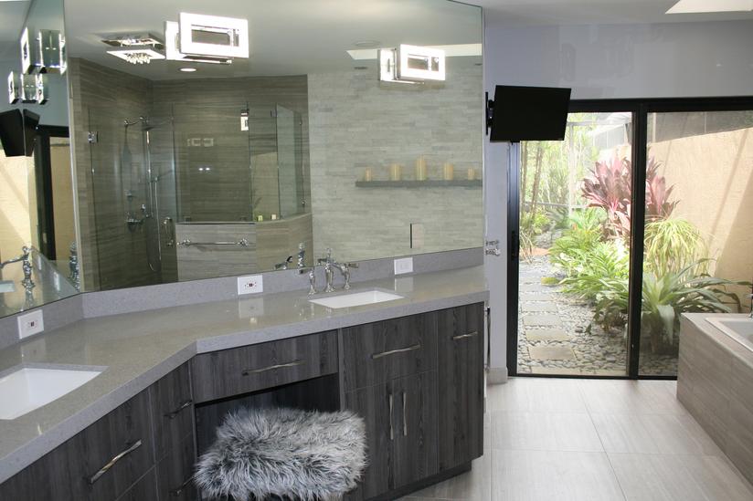 A complete bathroom renovation by our expert interior design team in South Florida