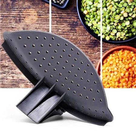 Clip Drainer in Pakistan Colander with Small Holes for Kitchen Pan Pot Bowl Rice Pasta Wash or Prevents Spilling Over