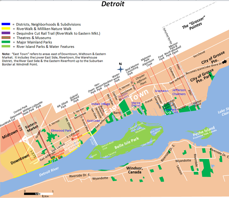 Map: Visioning a Better Future for Detroit's Belle Isle