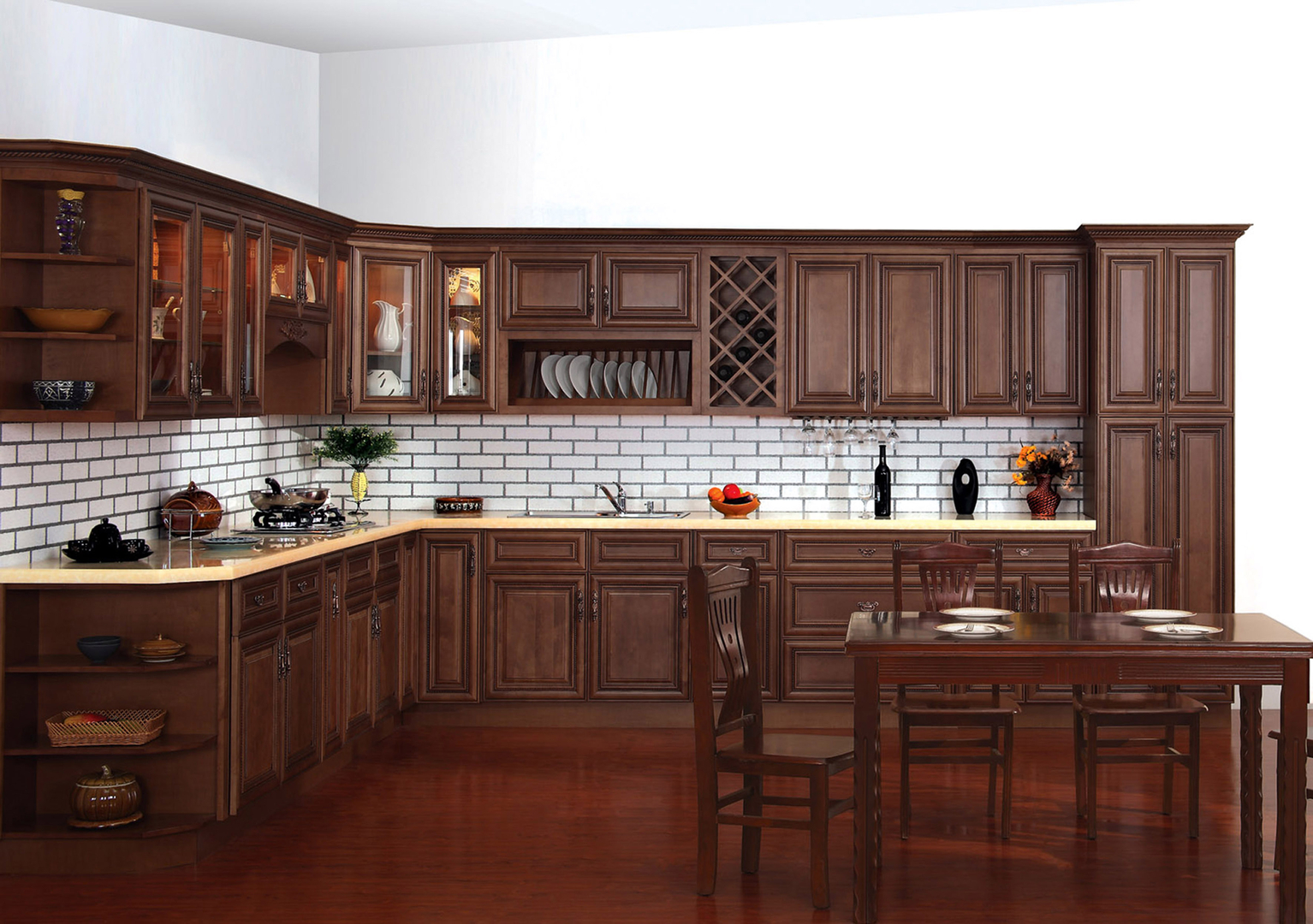Pecan Colored Kitchen Cabinets With Images Kitchen Cabinet