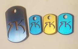 Rustick Knives dogtags