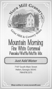 Nora Mill Mountain Morning Pancake Waffle Muffin Mix Recipes