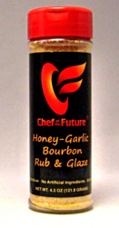 Honey Garlic Bourbon Seasoning Rub and Glaze-Chef of the Future-Your Source for Quality Seasoning Rubs