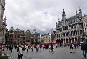 The Grand Place in Brussels, scene of a brutal murder in The Legacy