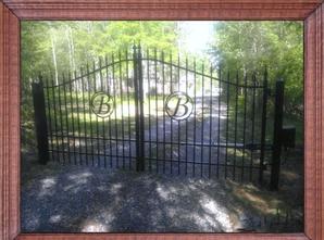 iron driveway gates
