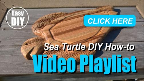 Sea Turtle DIY Craft how to video playlist