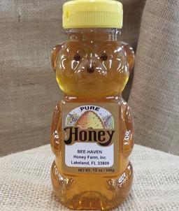 Honey Bear 2 oz Comes in three flavors, Orange Blossom, Gallberry and Allergy Blend