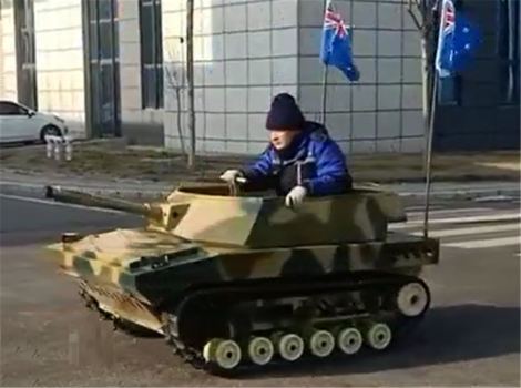 army game electric kid's mini tank