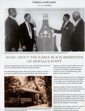 More About Early Black Residents