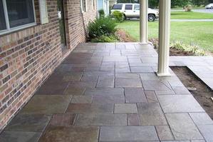 flagstone patio pattern