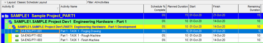 create Primavera P6 logic relationships