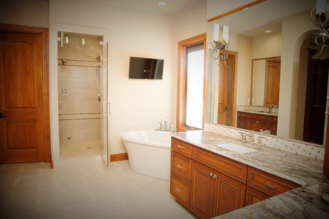 Custom Home Master Bath