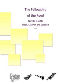 The Fellowship of the Reed trio for clarinet oboe and bassoon sheet music available here