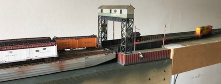 Photo of layout car float and apron