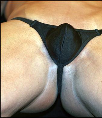 Men's spandex bikinis