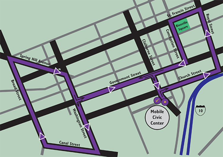 Parade Routes