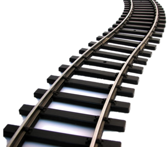 Picture of model railroad track