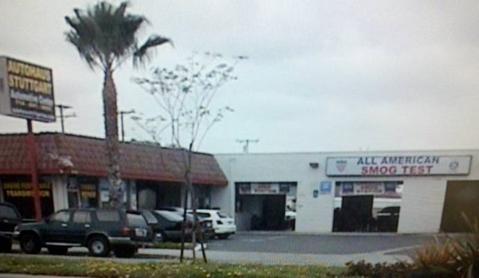 All American Smog Test Station Location Street View Westminster CA