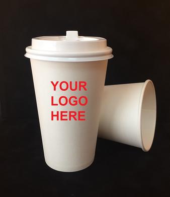 Customized disposable coffee cups deals with lids