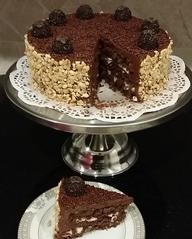 Rocher cake with nutella, very rich cake