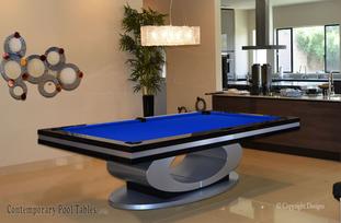Oval Modern Pool Table