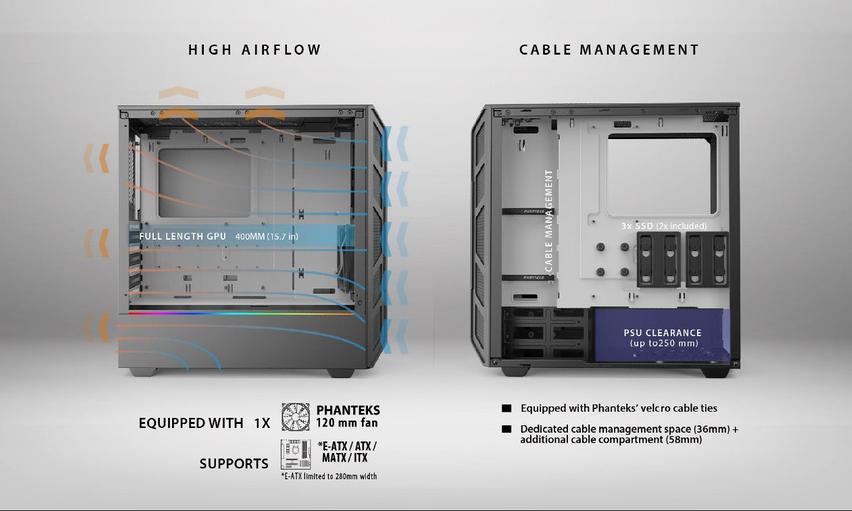 Phanteks>Eclipse Series>P350X