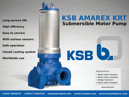 KSB Amarex KRT Submersible Motor Pump