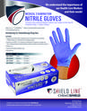 Shield Line Powder Free Medical Examination Nitrile Gloves CHEMOSHIELD