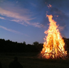 St Hans bonfire