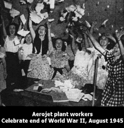 Aerojet Secretaries 1945 celebration