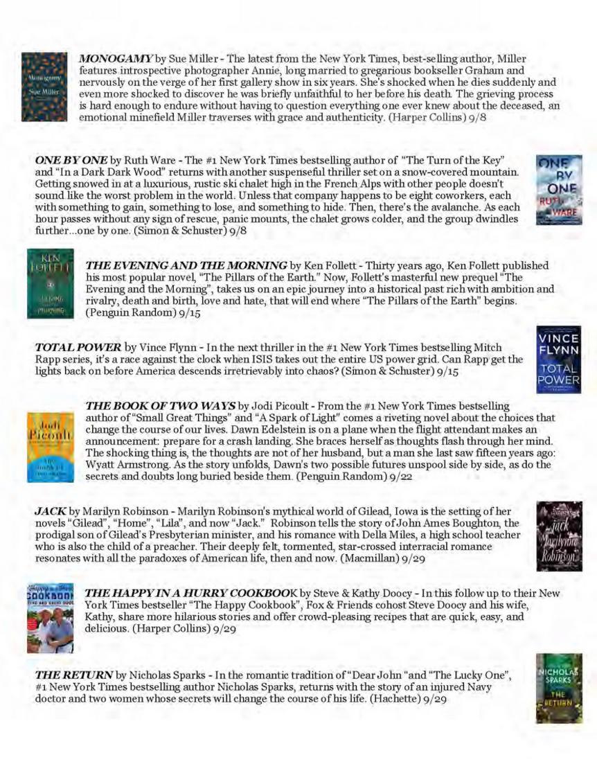 Newsletter New Releases