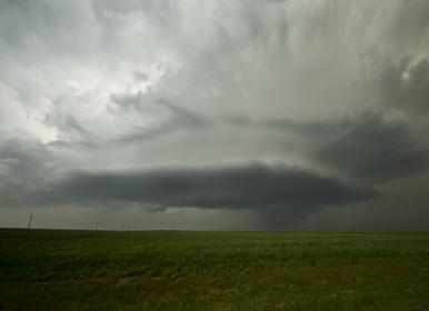 Tornadic supercell during tour