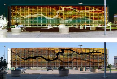 Vanishing Coast Electronic Wall Mural Study by Dawn DeDeaux for Tulane Center for Bioenvironmental Research