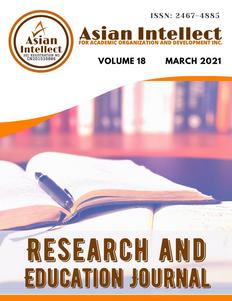 Research and Education Journal Vol 18 March 2021