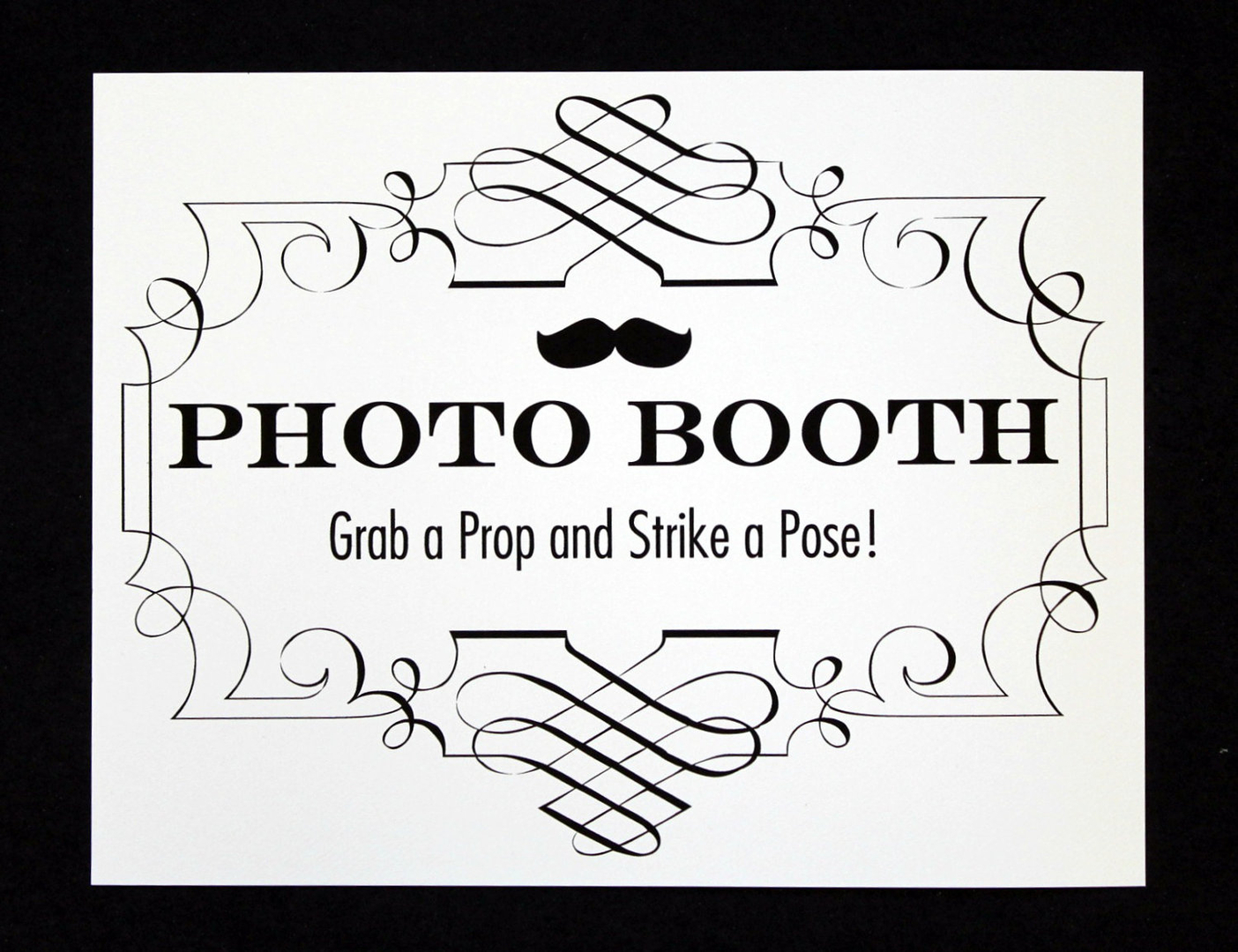 Home for Free Printable Photo Booth Sign Template
