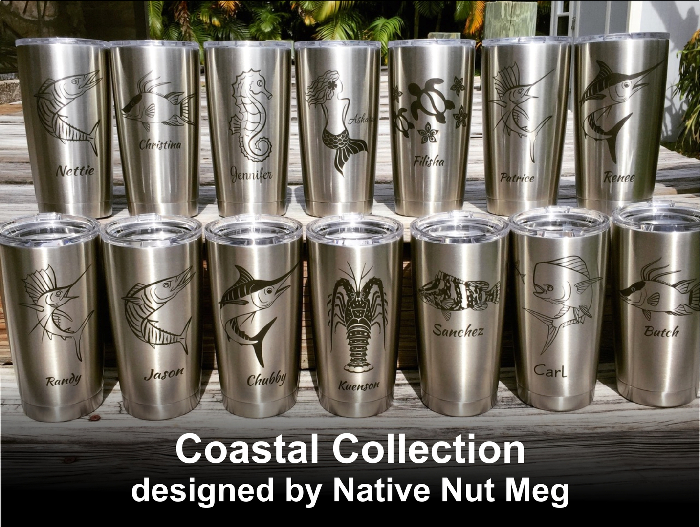 Custom Yetis and Stainless Tumblers