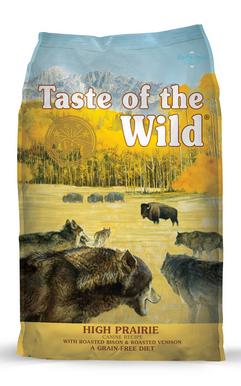 Taste of the Wild High Prairie kibble dog food with Bison and Venison